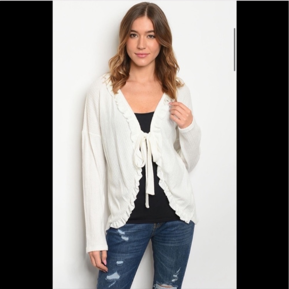 Hopely white cardigan